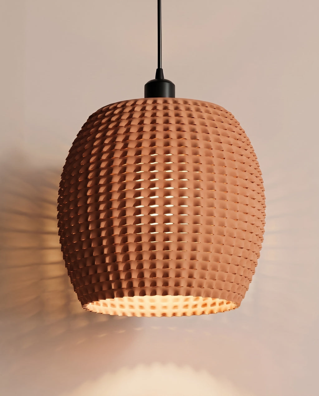 Lámpara Panal Terracota 1