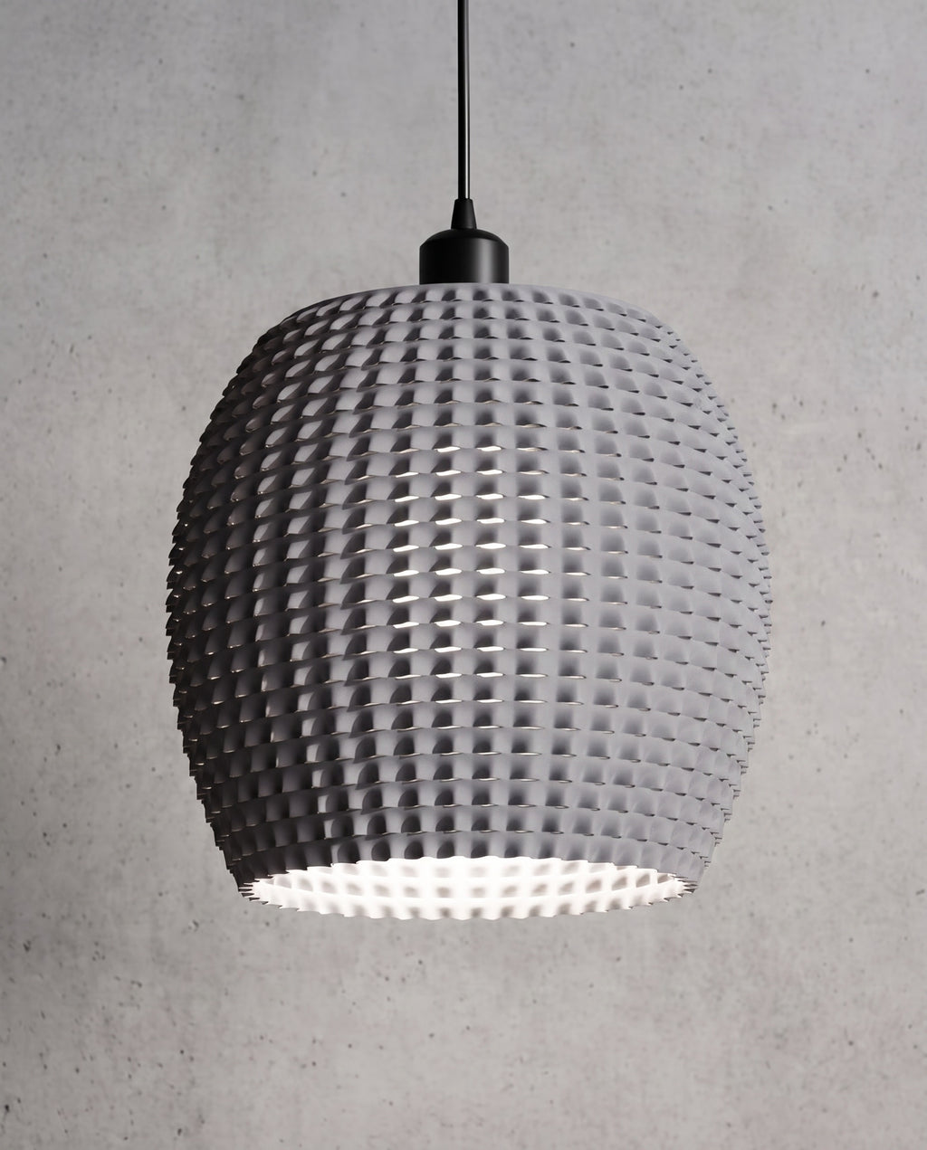 Lámpara Panal Gris 1