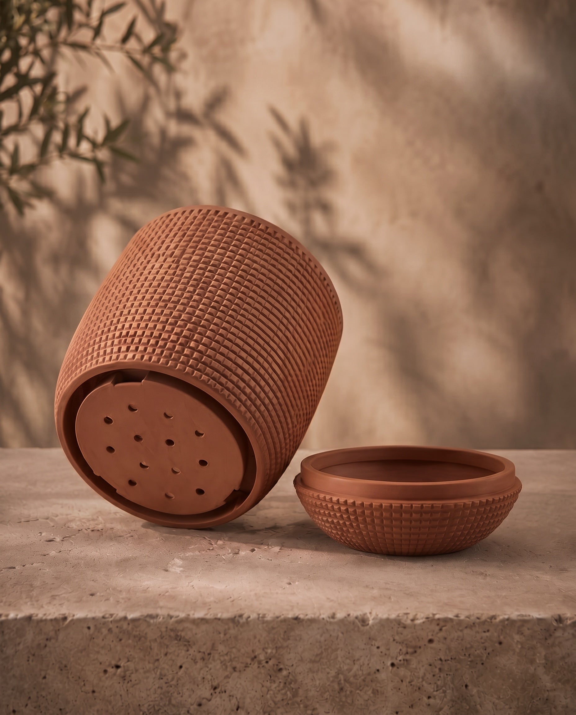 Matera Mimbre Terracota 2