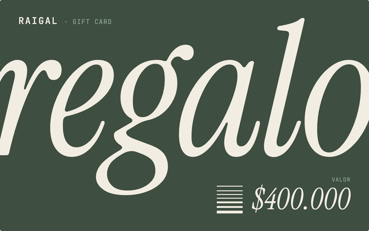 Gift Card Raigal $400.000