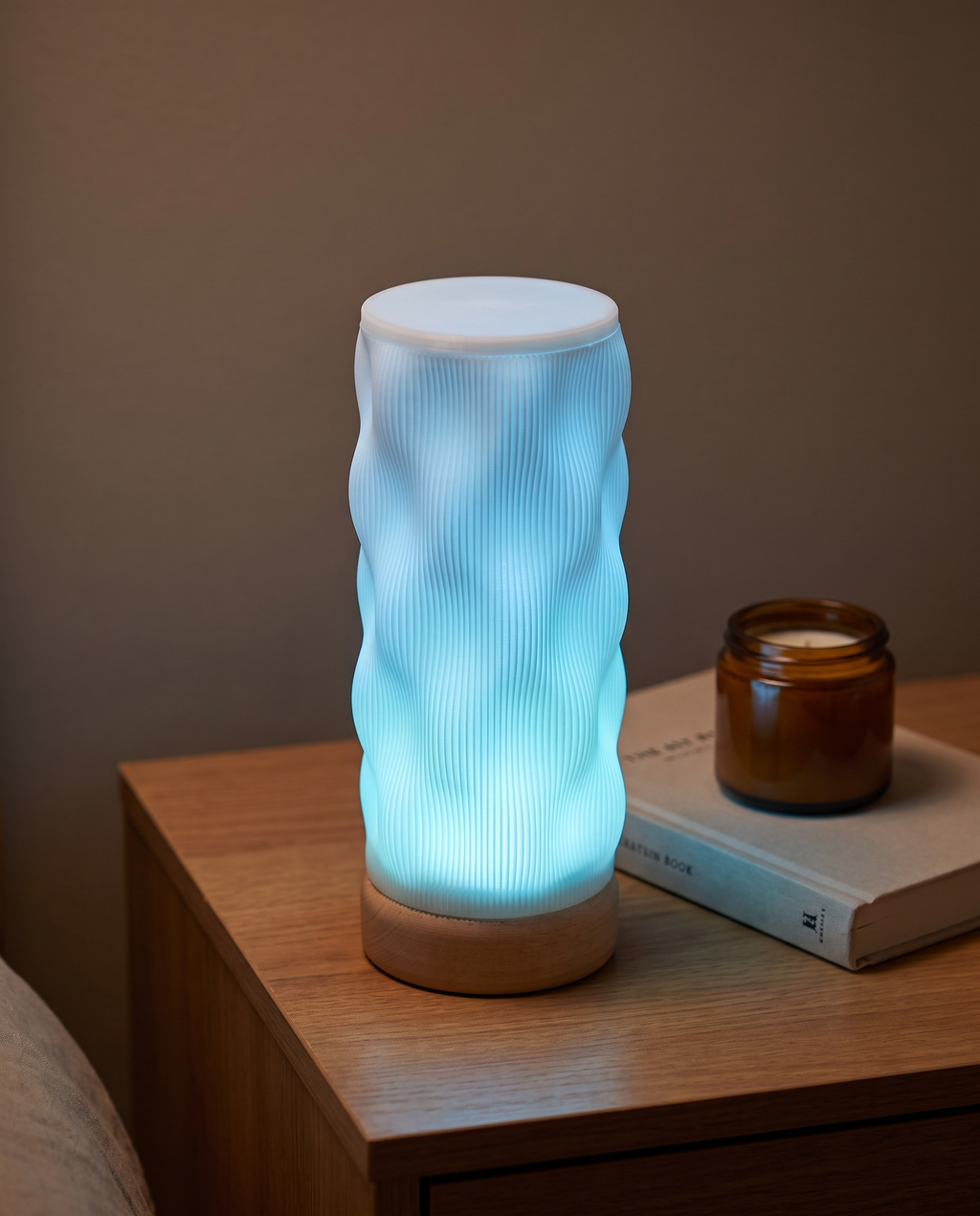 Lámpara Bruma en luz azul RGB